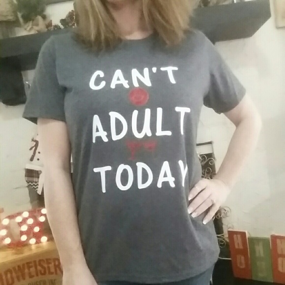 Can't Adult Today Custom Graphic Tee - Picture 4 of 5